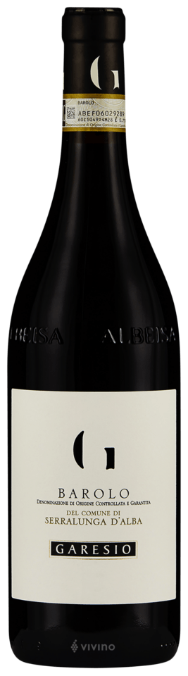 Garesio Barolo del Comune di Serralunga d'Alba 2020 750 ML