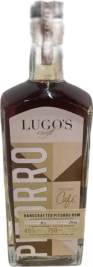 Lugo s Craft Handcrafted Pitorro Cafe Rum 750 ML