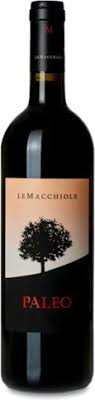 Le Macchiole Paleo Rosso 2021 Tuscan red wine bottle with black tree label and red text