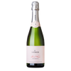Loimer Extra Brut Reserve Rose 750ml sparkling wine bottle with elegant pink label and silver foil top.