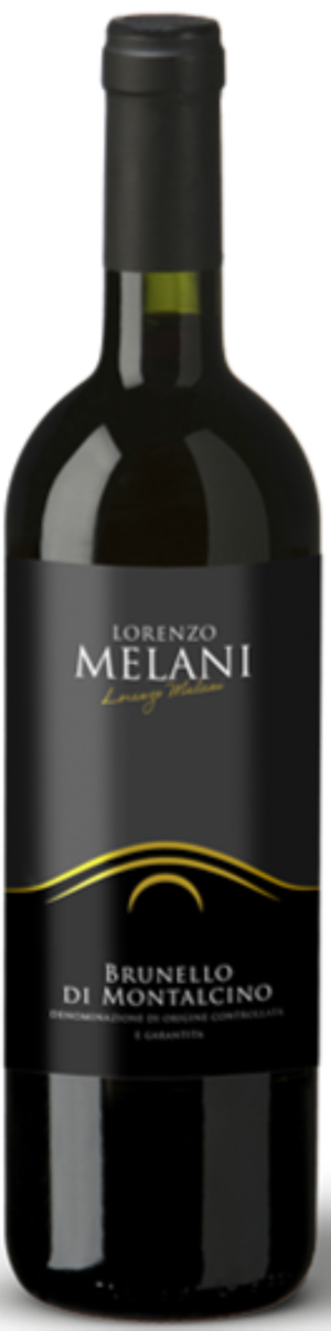 Lorenzo Melani Brunello di Montalcino DOCG 2018 wine bottle 750 ml.