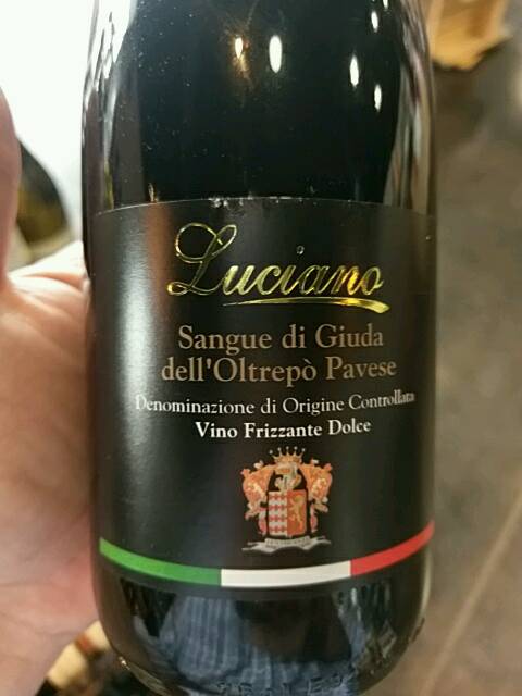 Luciano Sangue di Giuda dell'Oltrepo Pavese Frizzante Dolce 2015 750 ML
