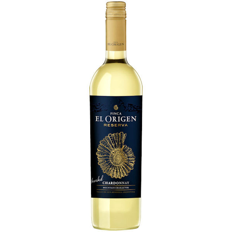 Finca El Origen Chardonnay Unoaked Reserve Valle de Uco 2021 750 ML