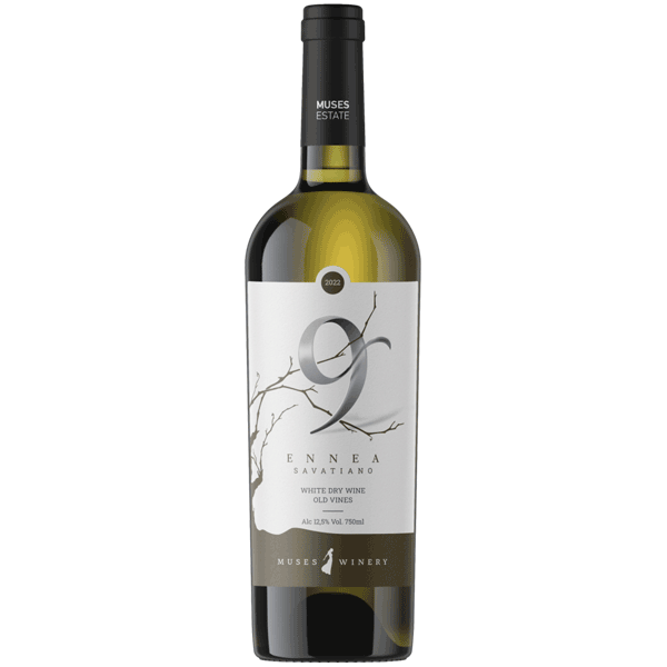 Muses Estate 9 Savatiano White Dry Wine 750 ML