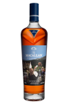 Macallan Highland Single Malt Scotch Whiskey Sir Peter Blake Edition bottle with artistic label.