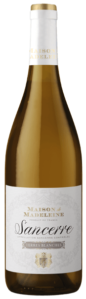 Maison de Madeleine Terres Blanches 2023 750 ML white wine bottle with citrus and floral notes