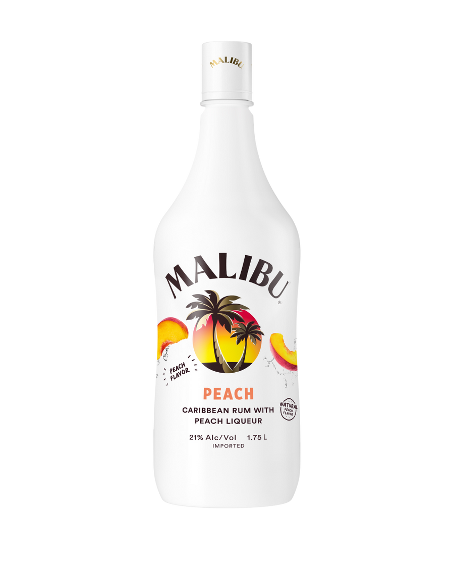 Malibu Peach Flavored Rum 42 750 ML