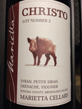 Marietta Cellars Christo Lot Number 2 750 ML