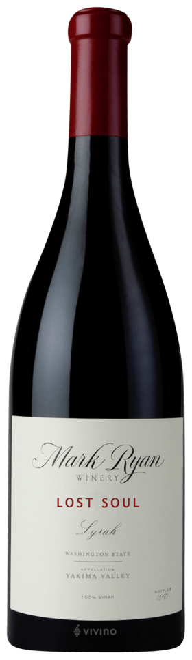 Mark Ryan Syrah Lost Soul Yakima Valley 2021 750 ML