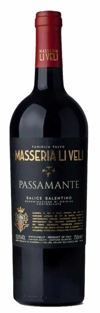 Masseria Li Veli Salice Salentino Passamante 2022 750 ML