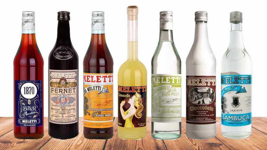Meletti Sambuca Liqueur 750 ML bottles range.