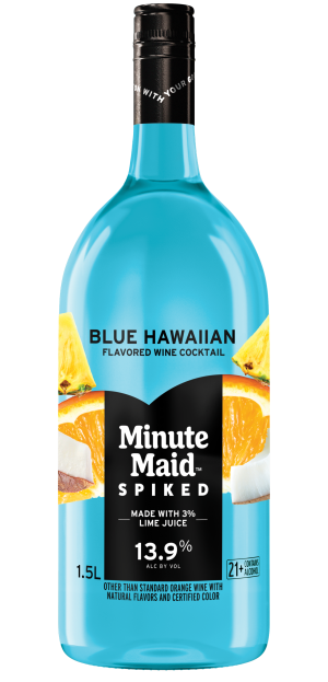 Minute Maid Spiked Flavored Wine Cocktail Blue Hawaiian 750 ML