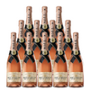 Moet & Chandon Champagne Demi Sec Rose Nectar Imperial 750 ML (12 Bottles)
