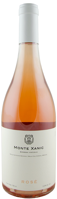 Bottle of Monte Xanic Rosé 2022, a fresh and vibrant Mexican rosé wine with a pale pink hue and elegant label, ideal for warm weather sipping and seafood.