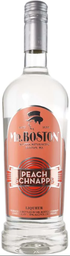Mr Boston Peach Schnapps 1.75 L