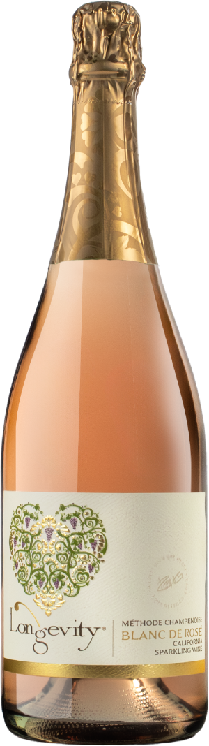 Longevity Sparkling Blanc de Rose 750 ML