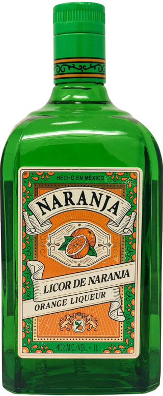 Naranja Licor De Naranja Orange Liqueur 1 L bottle