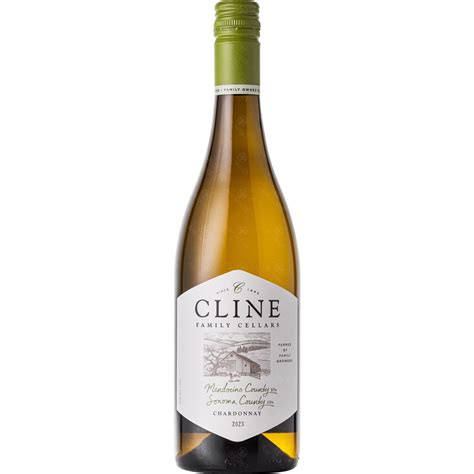 Cline Chardonnay County Collection Mendocino And Sonoma Counties Central Coast 2023 750 ML