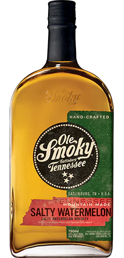Ole Smoky Salty Watermelon Flavored Whiskey Mountain Made 60 750 ML