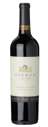 Oberon Cabernet Sauvignon Napa County 2010 wine bottle with label.
