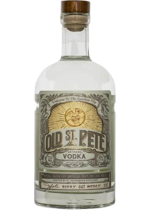 Old St Pete Artisanal Vodka 750 ML bottle