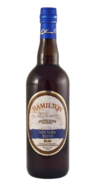 Hamilton Ministry of Rum Collection New York Blend Rum 750 ML bottle.