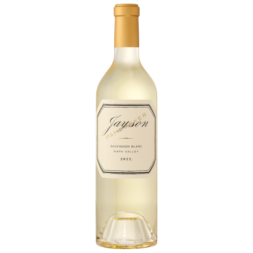 Pahlmeyer Jayson Sauvignon Blanc 750 ML bottle with elegant label and golden cap, California white wine.