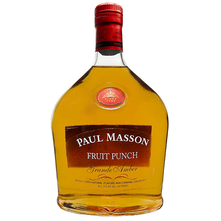 Paul Masson Fruit Punch Flavored Brandy Grande Amber 54 750 ML