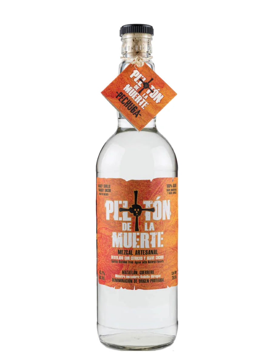 Peloton de la Muerte Pechuga Con Citricos Y Agave Cocido Mezcal Artesanal 100% Agave 750 ML