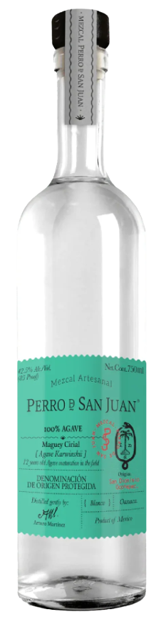 Perro De San Juan 12 Years Old Maguey Cirial Blanco 100% Agave Karwinskii Mezcal Artesanal 750 ML