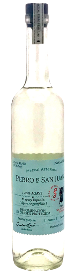 Perro De San Juan Azul Maguey Espadin 100% Agave Mezcal Artesanal 750 ML