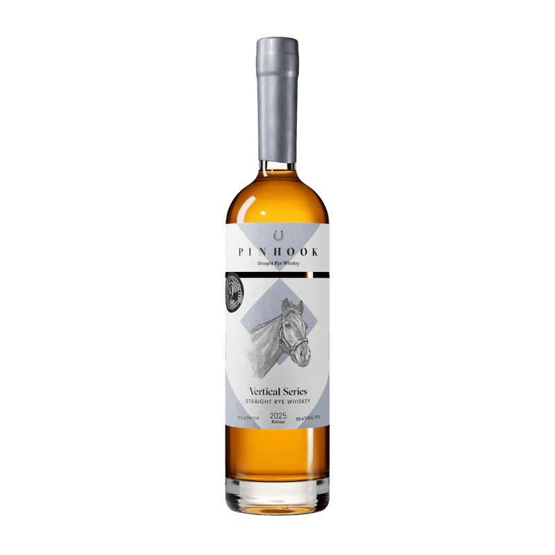 Pinhook Rye Whiskey 9YR Vertical Silver 750 ML