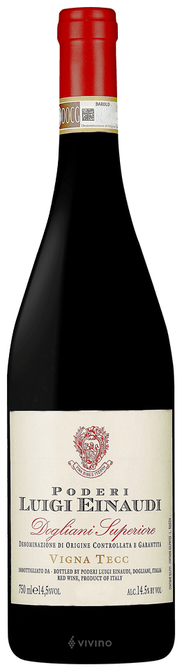 Poderi Luigi Einaudi Dogliani Superiore Vigna Tecc 2019 750 ML