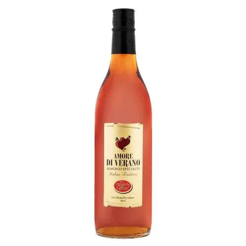 Bottle of Amore Di Verano Almond Specialty 750 ML Italian liqueur with almond and vanilla notes