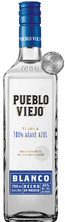 Pueblo Viejo Blanco Tequila 1 L