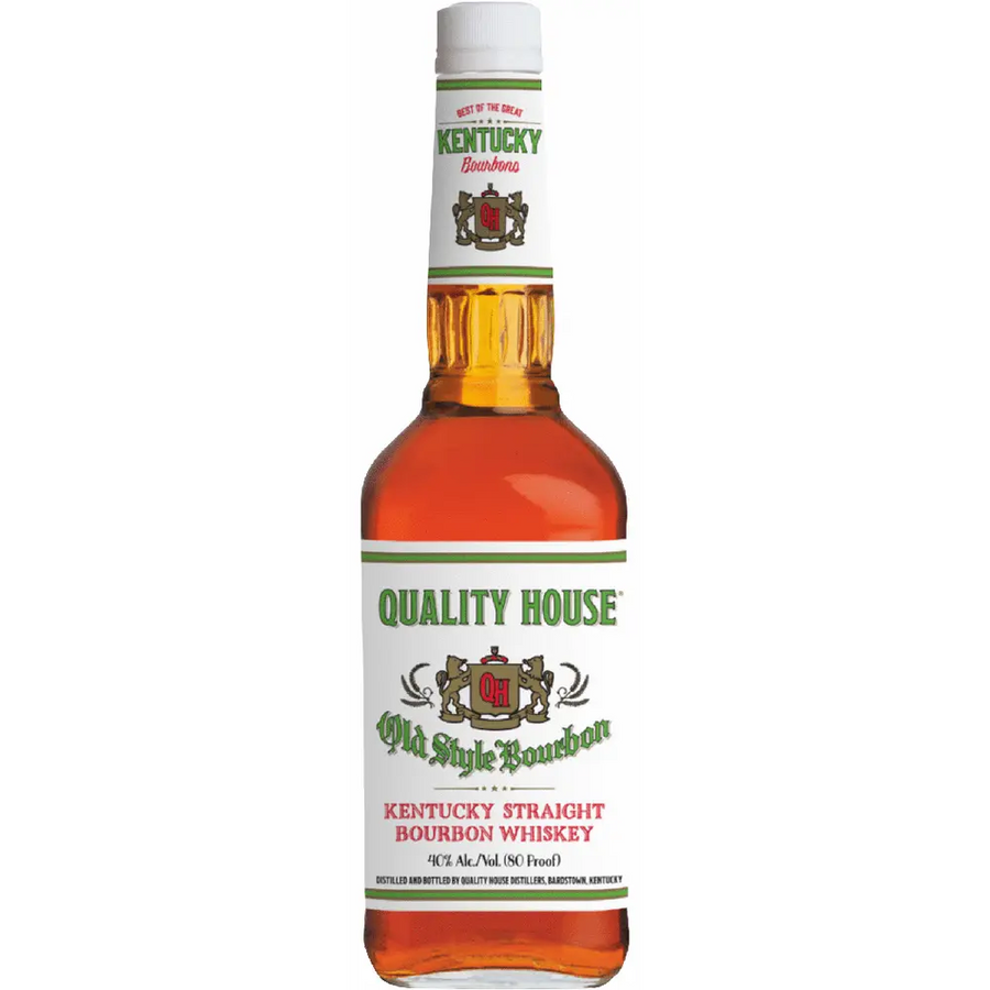Quality House Bourbon White Label 80 Proof 1.75 L