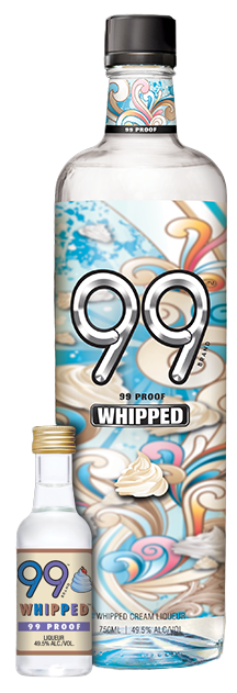 99 Brand Whipped Liqueur 750ML – Sweet & Creamy Whipped Cream Flavor