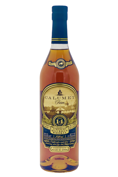 Calumet Farm 14 Year Old Single Rack Black Kentucky Straight Bourbon Whiskey 750 ML