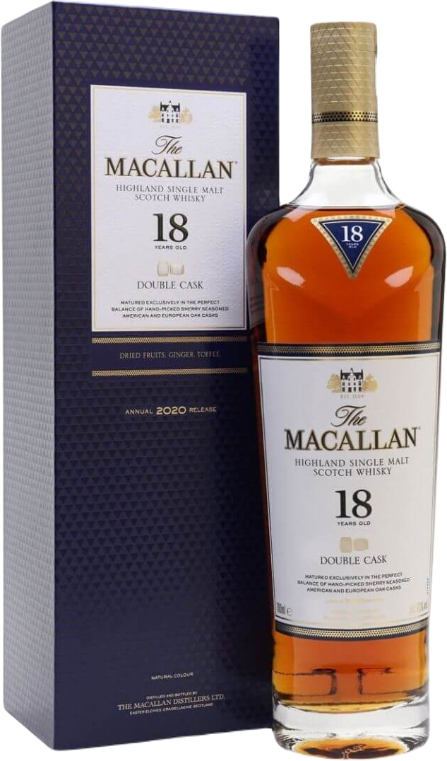 The Macallan Double Cask 18 Year Old Single Malt Scotch Whisky 750 ML