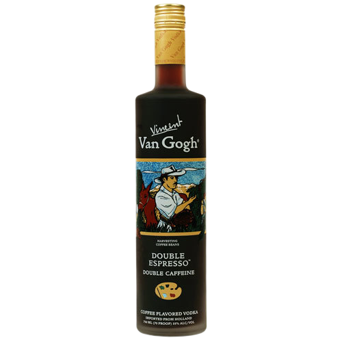 Van Gogh Double Espresso Vodka 750 ML – Bold Coffee-Infused Vodka