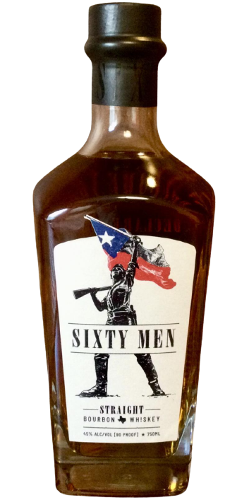 Sixty Men Straight Bourbon Whiskey 750 ML