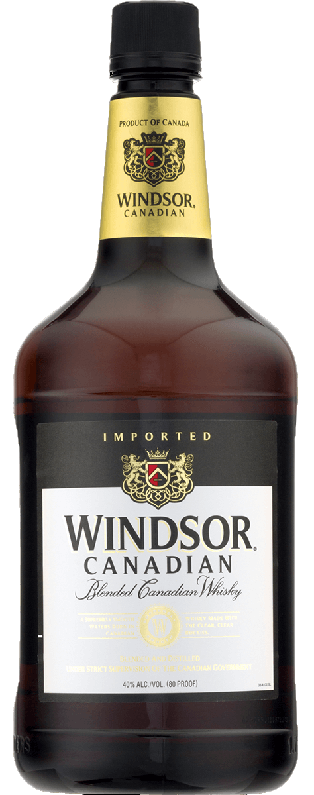 Windsor Canadian Canadian Whisky Windsor Blended 80 1.75L - Smooth Canadian LeaderBlended Whisky 1.75 L bottle with label.