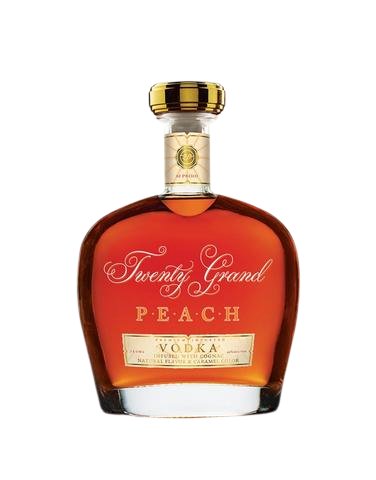 Twenty Grand Peach Vodka Cognac 750 ML bottle