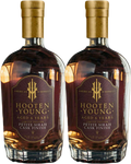 Hooten Young 6 Years Old Petite Sirah Cask Finish American Whiskey Limited Edition Collectors Combo 750 ML (2 Bottles)