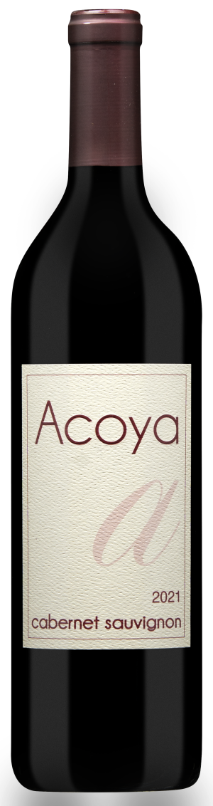 Acoya Cabernet Sauvignon 750 ML wine bottle with rich dark fruit notes.
