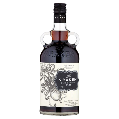 Kraken Black Spiced Rum 1.75L dark spiced rum with cinnamon, vanilla, nutmeg flavors in iconic bottle