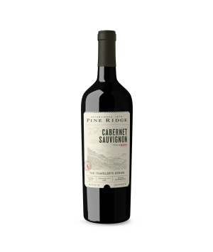 Pine Ridge Cabernet Sauvignon Travelers Series 2022 wine bottle.