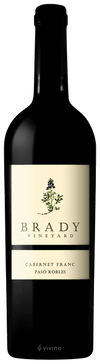 Brady Vineyard Paso Robles Cabernet Franc 2021 750 ML