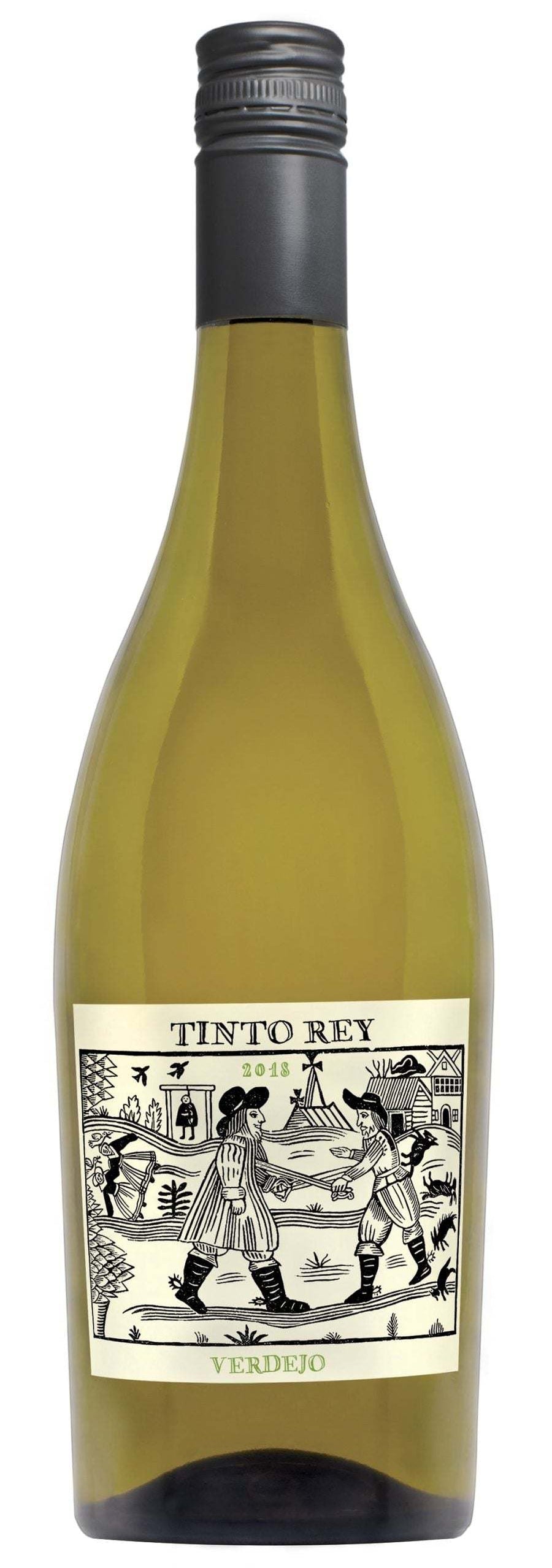 Tinto Rey Verdejo 750 ML wine bottle with aromatic white flowers and stone fruit notes.