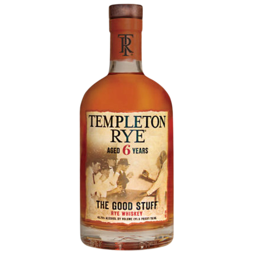 Templeton 6 Years Old Rye Whiskey 750 ML